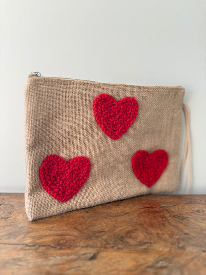 Pochette coeurs