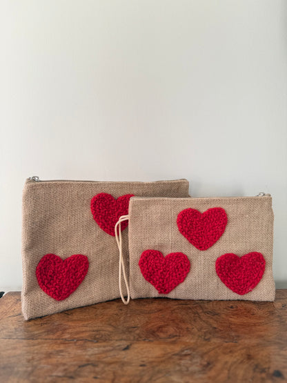 Pochette coeurs