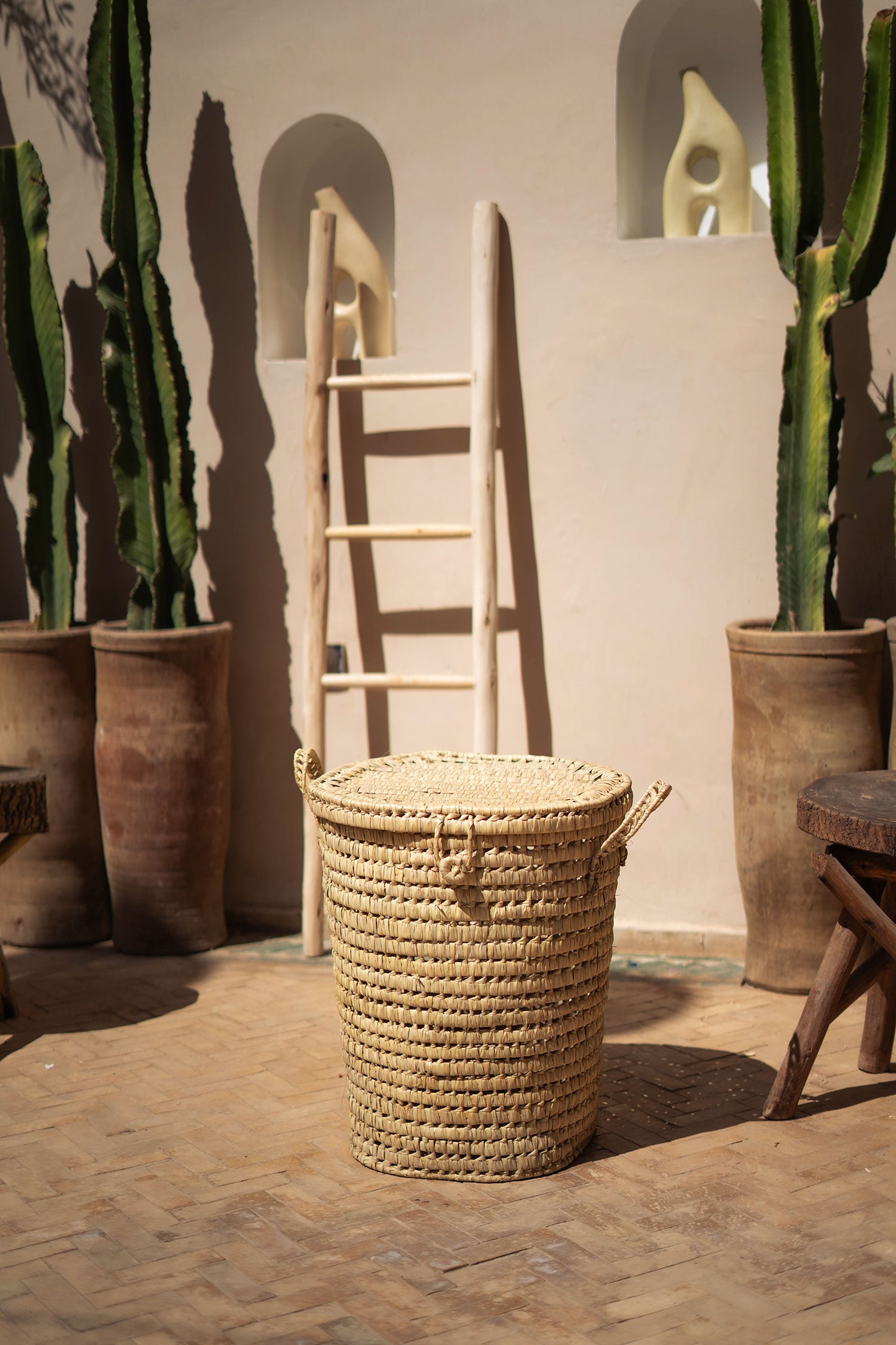 Panière à linge rigide