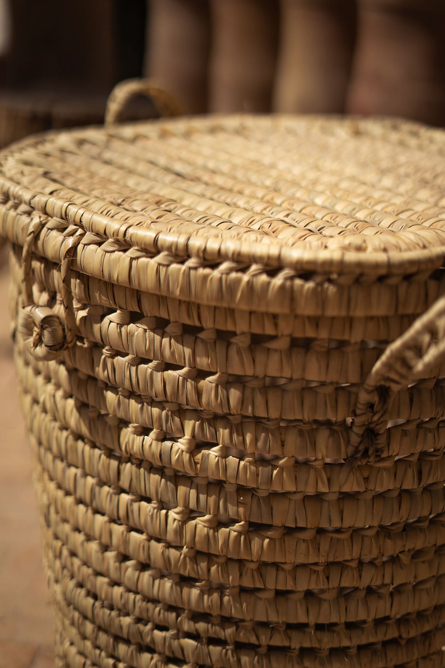 Panière à linge rigide